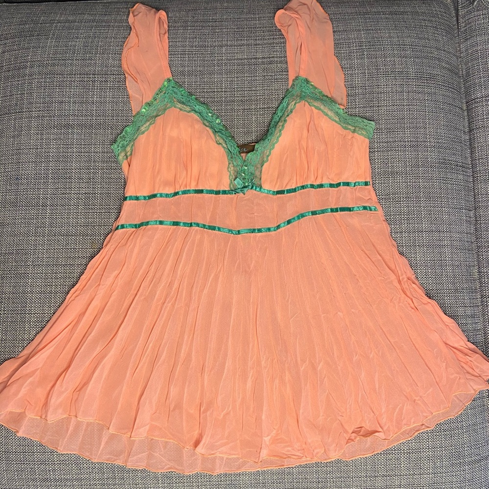 IRE Coral and Green Camisole